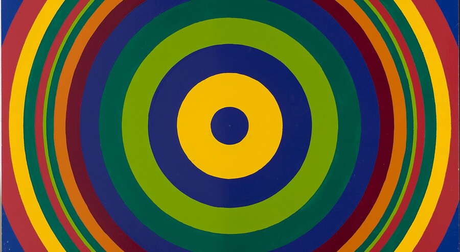 Poul Gernes & Aase Seidler Gernes, Target Painting, 1967, Collection: Sorø Art Museum, Foto: Anders Sune Berg