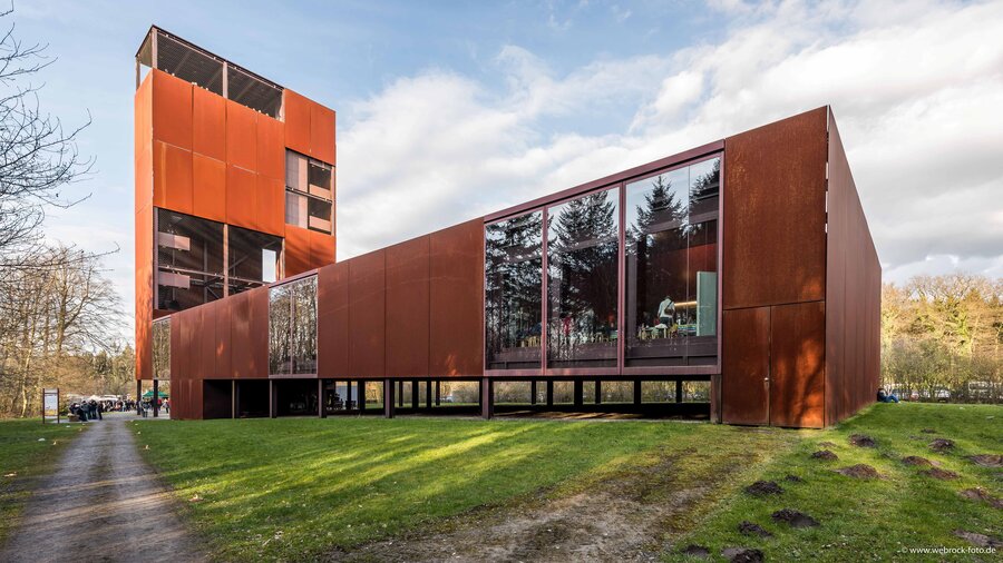 Museum, Foto: Thomas M. Weber, Varusschlacht im Osnabrücker Land  Außenansicht Museum Kalkriese