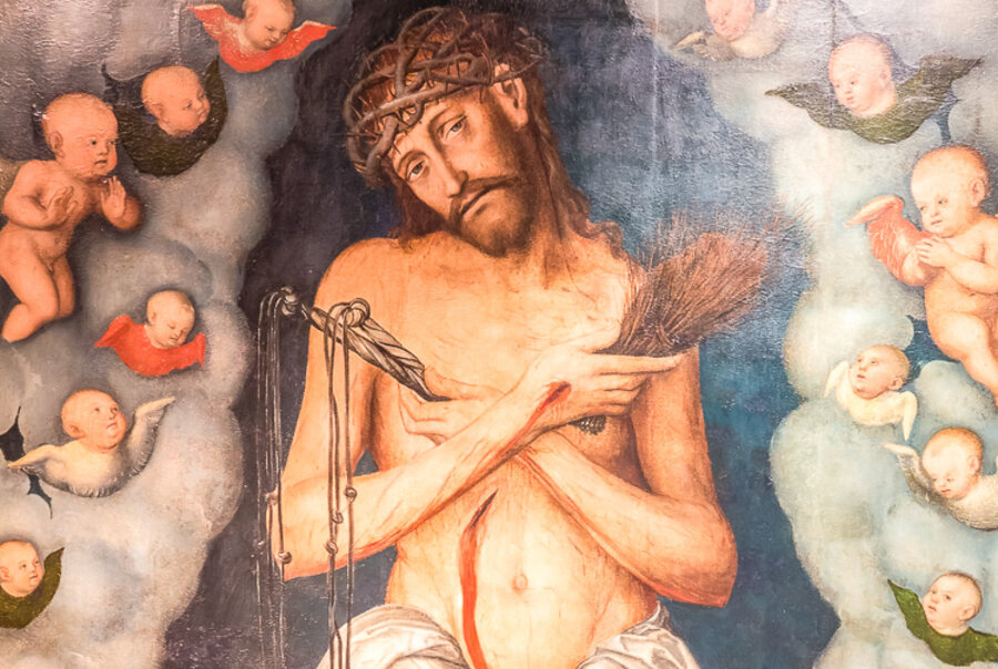 Der Schmerzensmann von Lucas Cranach d.Ä., Foto: Rita Stumper Der Schmerzensmann von Lucas Cranach d.Ä.