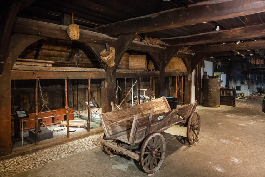 Das eingebaute Bauernhaus, Foto: Fotostudio Loeper, Celle Das eingebaute Bauernhaus, Bomann-Museum Celle